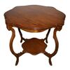 Antique English table from 1900 Victorian style in mahogany     