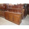 CREDENZA A TRE PORTE IN MOGANO EPOCA 800 cm L202xP60xH100 Totale H 168