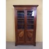 WALNUT BOOKCASE WITH TWO DOORS LUIGI FILIPPO STYLE cm L104xP37xH200     