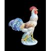 Gallo in porcellana policroma.Manifattura Cacciapuoti,Milano ( firma dell’autore Granelli).