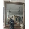 Silver frame mirror     