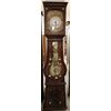 Antique French column clock from the 1800s in painted wood     