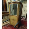 panc119 - lacquered sedan chair, eighteenth century, cm l 80 xh 160 xp 180     