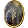 Oval painting     