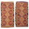 Pair of KURDESTAN kilim cushions - n. 335 and 336 -     