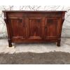 Credenza Impero a bretella a 3 ante in noce  Originale, ben conservata - Restaurata (in corso d'opera)