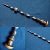 Gorgeous 18th century forged iron hand drill     