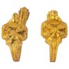 Coppia antiche "embrasses" in bronzo - O/6770-7