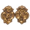 Coppia "embrasses" in ottone per tende - O/1664 -