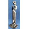 P. Troubetzkoy (1866-1938) Bronze sculpture &quot;Girl with braid&quot; cm 44 h     