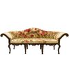 Louis XV Antique Sofa, Covered with Authentic Old Aubusson Tapestry     