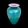 Vaso in vetro incamiciato a due colori.Manifattura Nason Moretti.Murano.