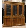 lib130 - bookcase in walnut, &#39;800, cm L 215 x H 233 xp Max 55     