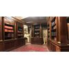 lib131 - pharmacy in walnut, 19th century, cm L 370 x P 470 x H 300     