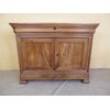 CREDENZA CAPPUCCINO A DUE PORTE E UN CASSETTO  cm L139xP62xH108 