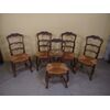 N. 5 SEDIE IMPAGLIATE STILE PROVENZALE