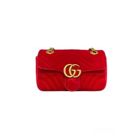 Gucci marmont in velluto hot sale