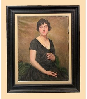 Albert Ràfols (1892-1986) - Ritratto di giovane donna
