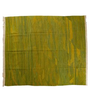 Kilim KONYA verde sfumato in giallo - n. 801 -