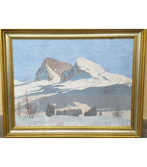 Veduta invernale sasso lungo