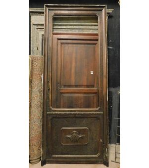neg46 - porta da negozio, epoca '800, cm L 105 x H 263 