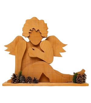 Grande angelo in legno - O/4579 -