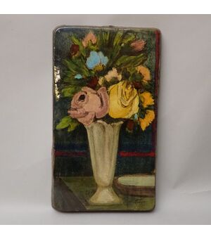 Riccardo Gatti Piastra in ceramica decorata Anni 50