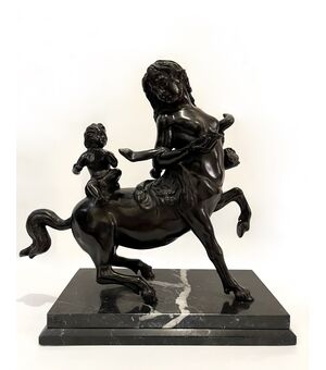 Scultura in bronzo "Centauressa" - metà XX secolo