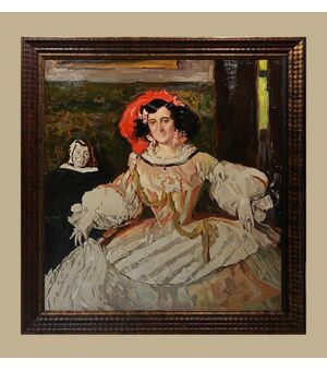 Scuola spagnola (inizio XX secolo) - Dona María Guerrero, attrice (da Joaquín Sorolla)