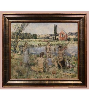 Scuola post-impressionista francese (inizio XX secolo) - Les Baigneuses