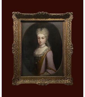 Scuola spagnola (inizio XVIII secolo) - Marie Louise Gabrielle De Savoie, regina di Spagna