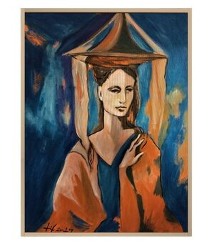 Scuola spagnola moderna - Testa di donna di Maiorca (da Picasso)