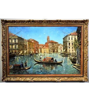 Venezia, riflessi sul Canal Grande  110 x 75