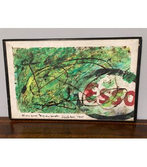 Dipinto di arte contemporanea 1995 cm 84 x cm 52 Gamboni Giuseppe 