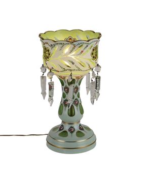 Lampada da Tavolo in Cristallo di Boemia