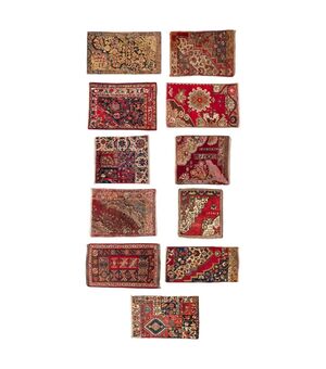 RARA Collezione di "Vaghireh" campionari di tappeti orientali - nr. 274 ecc.