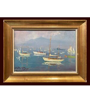 Juan Bayón Salado "Bay Sala" (1913-1995) - Ancoraggio vicino a San Sebastian