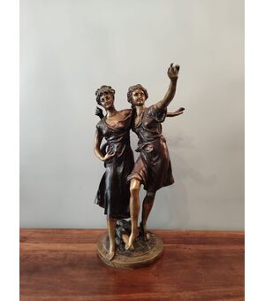 Scultura in bronzo – Le due Sabine