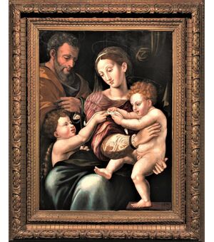 "Sacra Famiglia con San Giovannino"