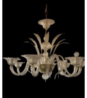 Grande lampadario da pranzo , Murano
