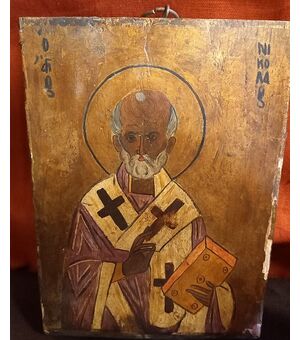 icona russa raffigurante San Nicola