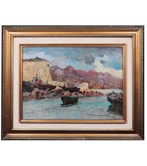 Carlo Domenici (Livorno 1897-1981) - Veduta Elbana