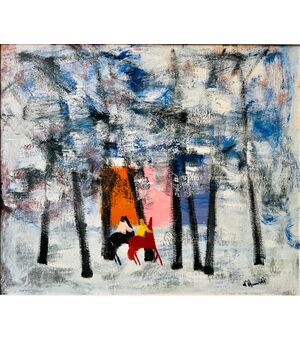 Gian Rodolfo D’Accardi, paesaggio d’inverno 