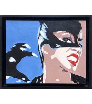 "Catwoman" - Acrilico su tela