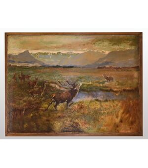 Singer - Paesaggio con cervi