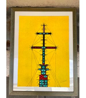 Guy Harloff, “LE MAT DE BATEAU”, litografia 1972