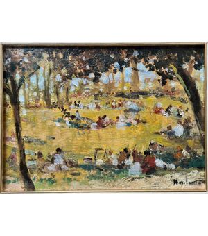 Carlo Corsi, 1879-1966. "Colazioni sull'erba".