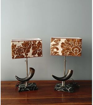 Coppia di lumi vintage