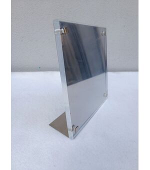 PORTARITRATTI ACCIAIO E PLEXI