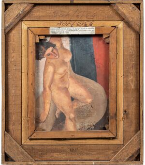 Charles Parsons (American, 1821 - 1910) - Fiori e Nudo femminile (double face).